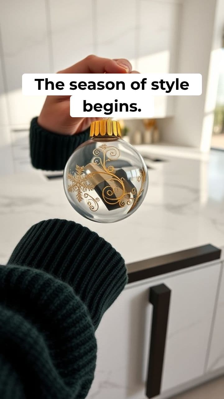 Aesthetic Christmas Kitchen POV