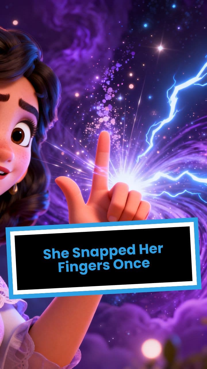 She Snapped Her Fingers Once