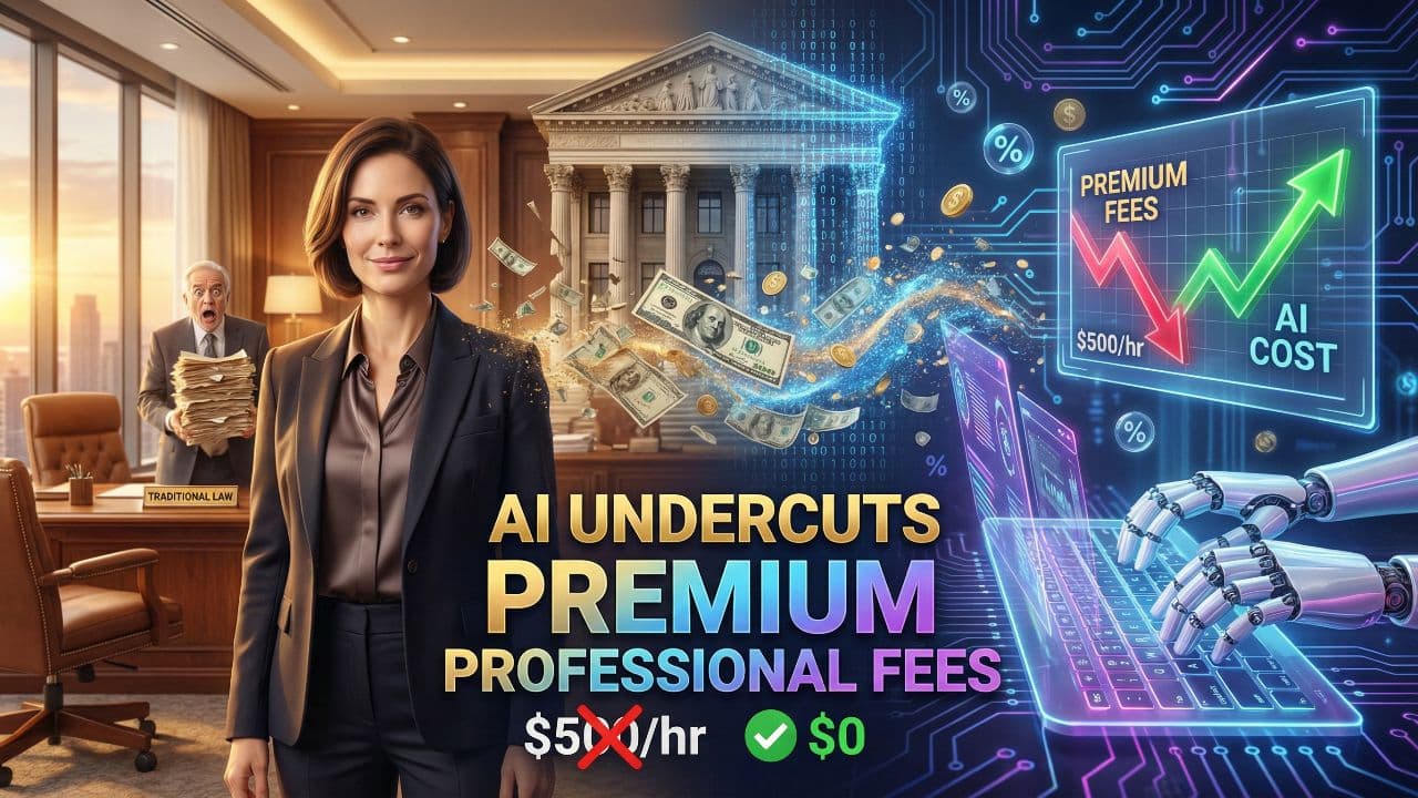 AI Undercuts Premium Professional Fees