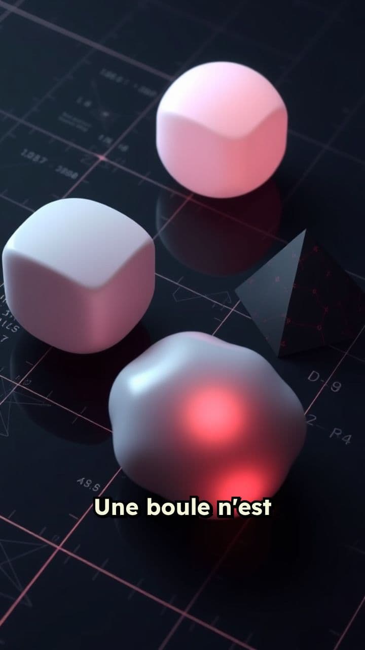 Les boules en mathématiques et leurs normes