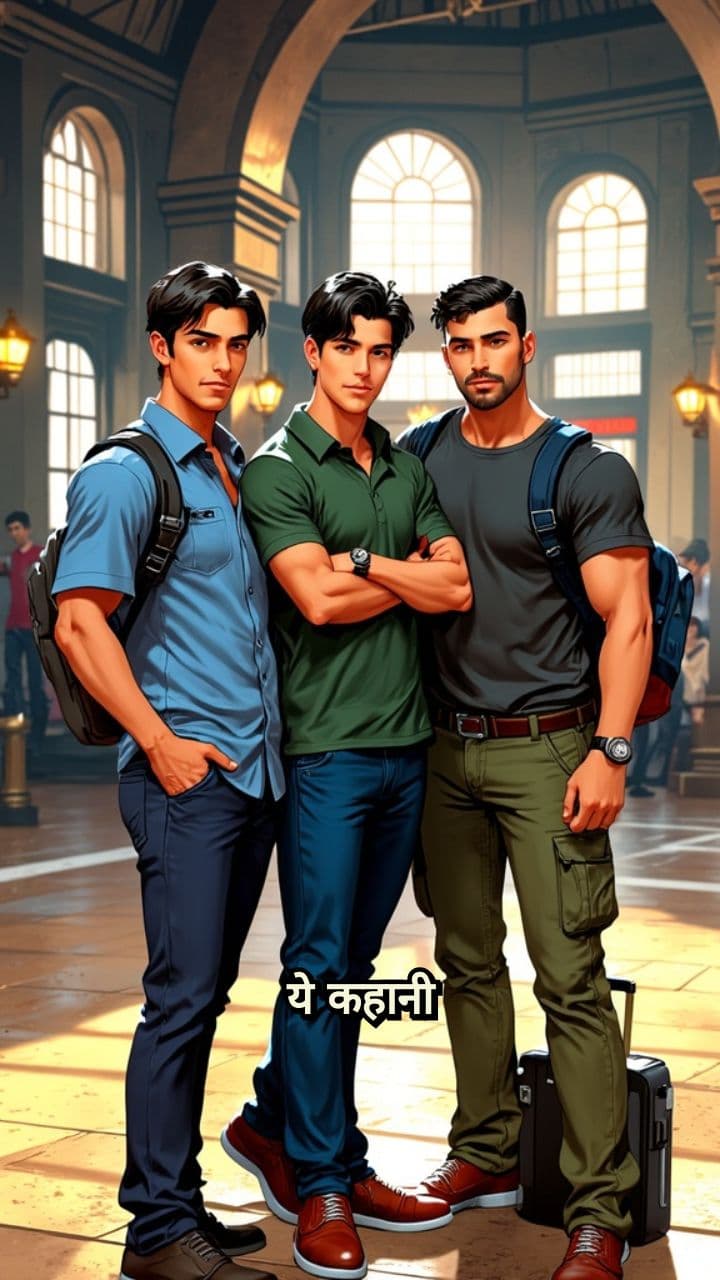 बम्बई में तीन दोस्तों का संघर्ष