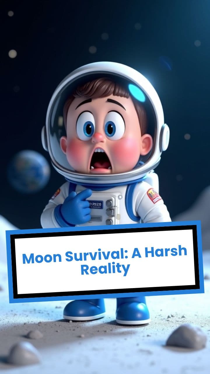 Moon Survival: A Harsh Reality