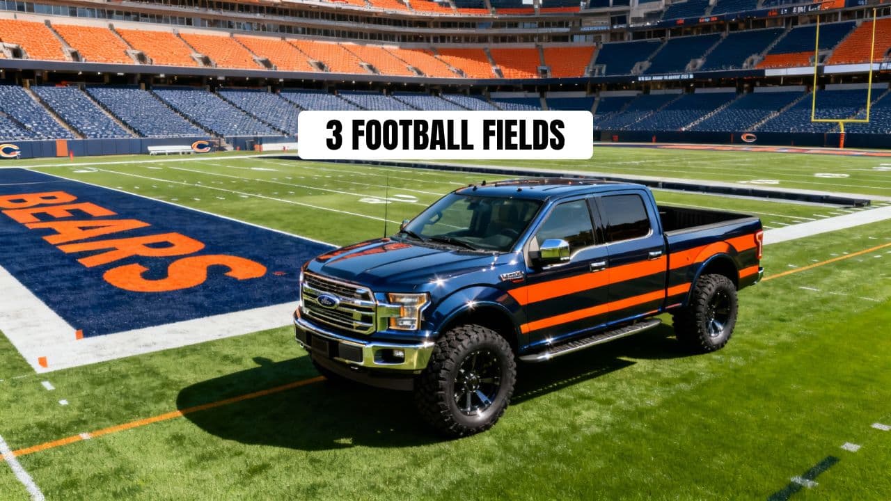 Ford F-150: 70 MPH Across Three Chicago Bears Fields