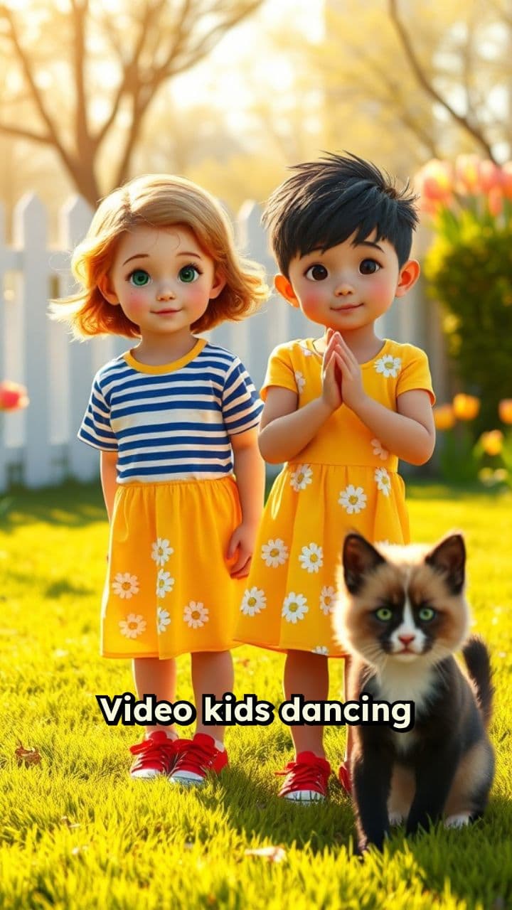 Kids Dance and Sing with Cute Pets