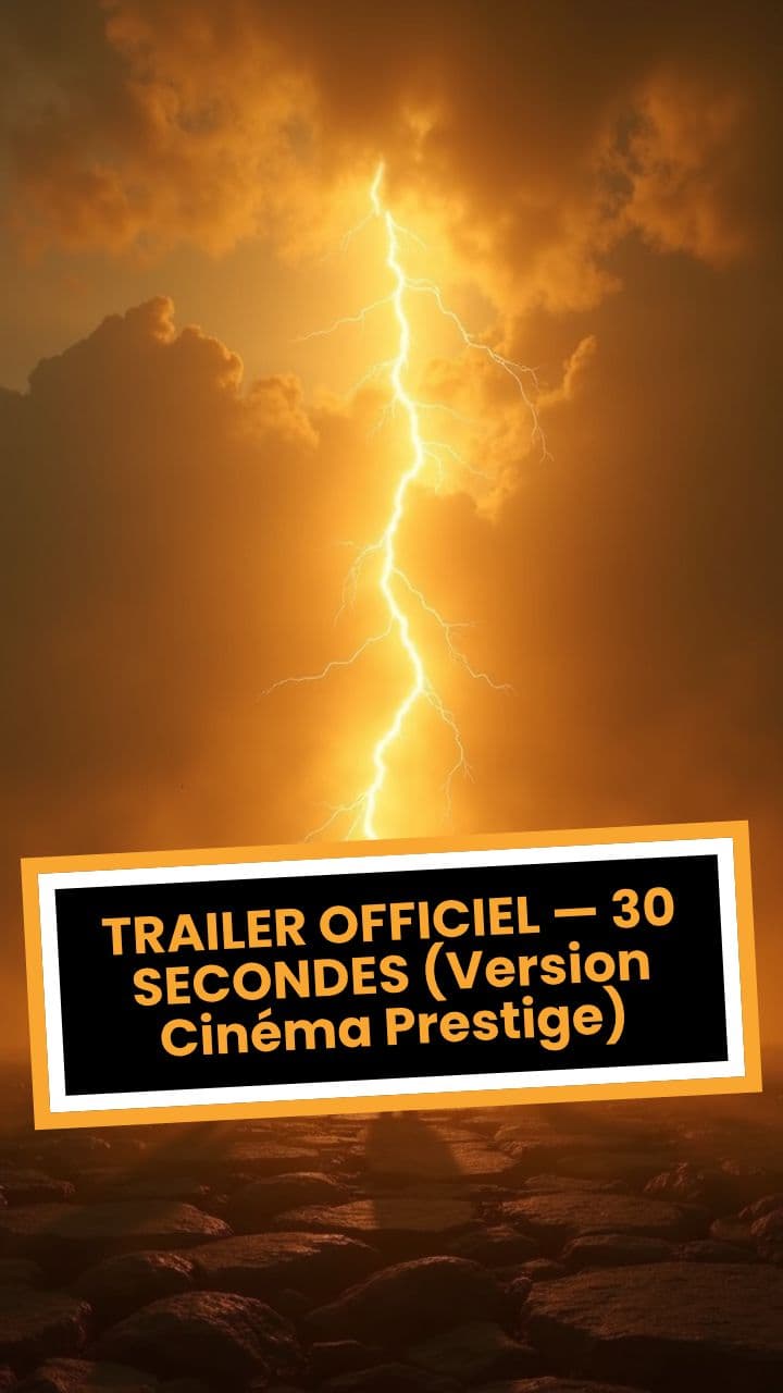 TRAILER OFFICIEL — 30 SECONDES (Version Cinéma Prestige)