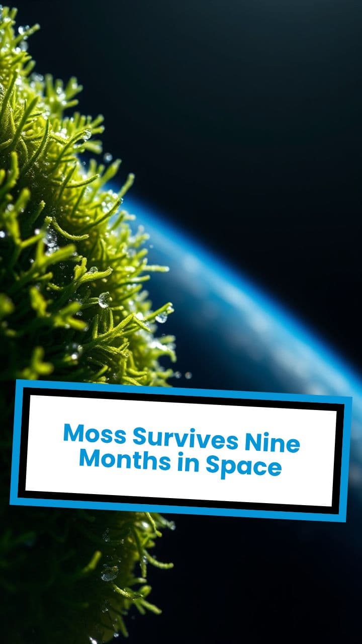Moss Survives Nine Months in Space