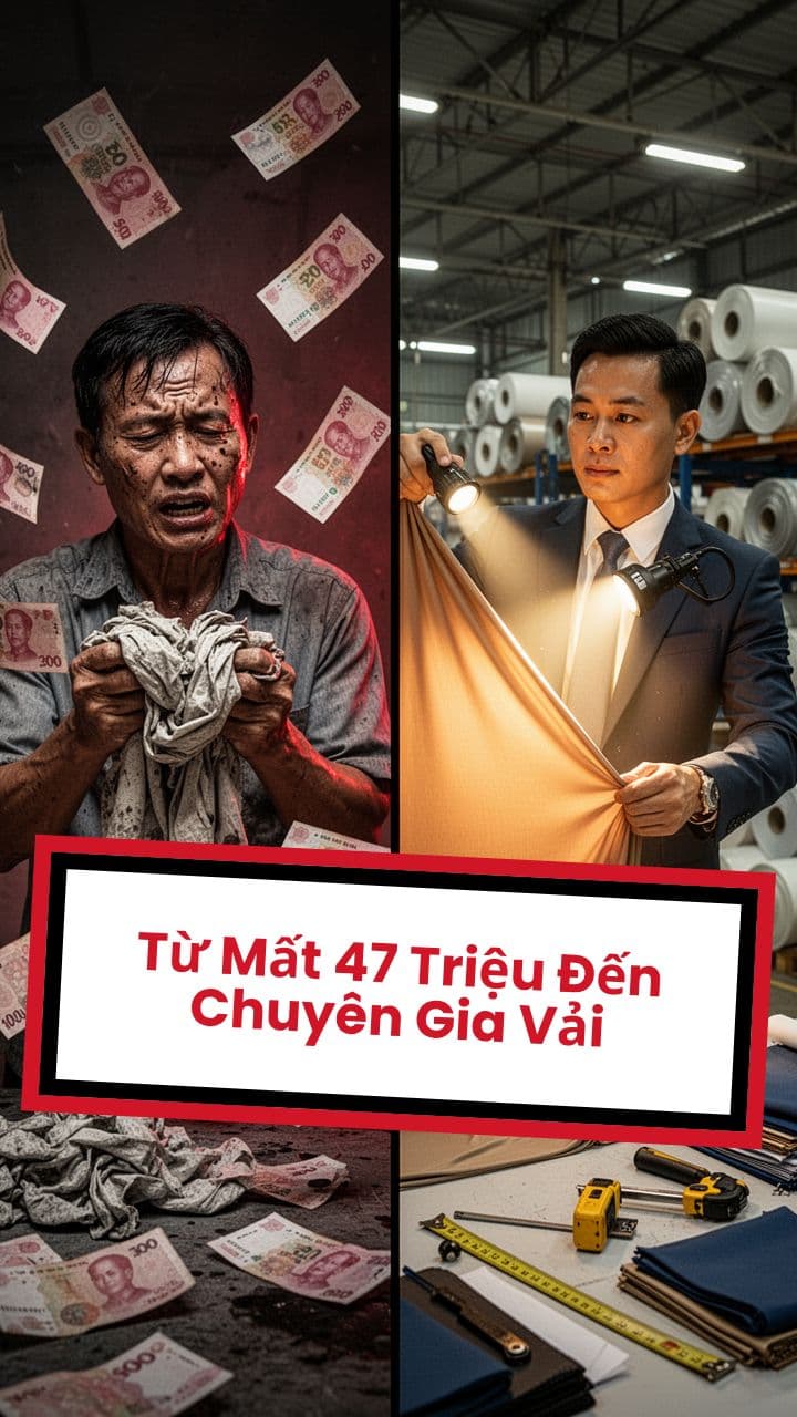 Từ Mất 47 Triệu Đến Chuyên Gia Vải
