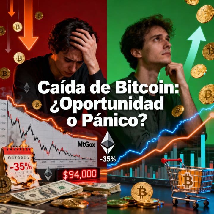 Caída de Bitcoin: ¿Oportunidad o Pánico?