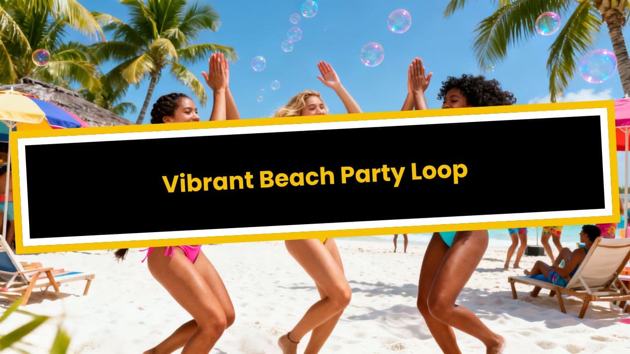 Vibrant Beach Party Loop