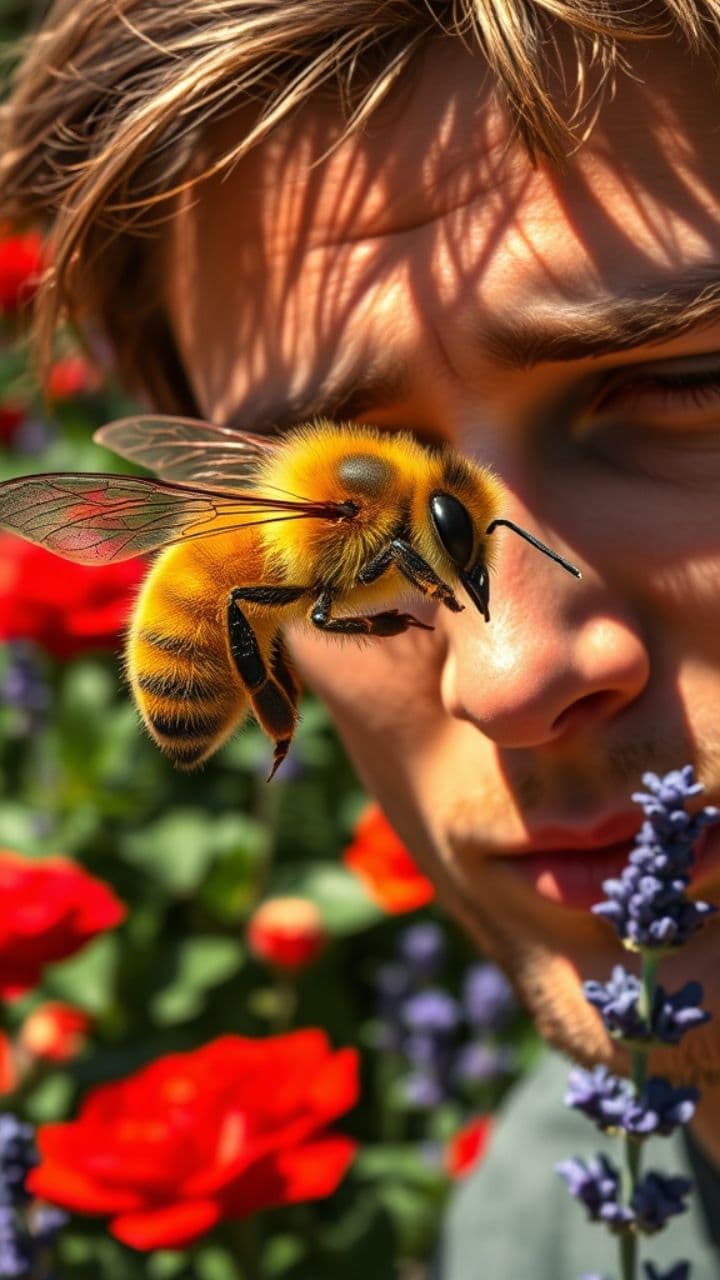Bienen erkennen dein Gesicht wieder
