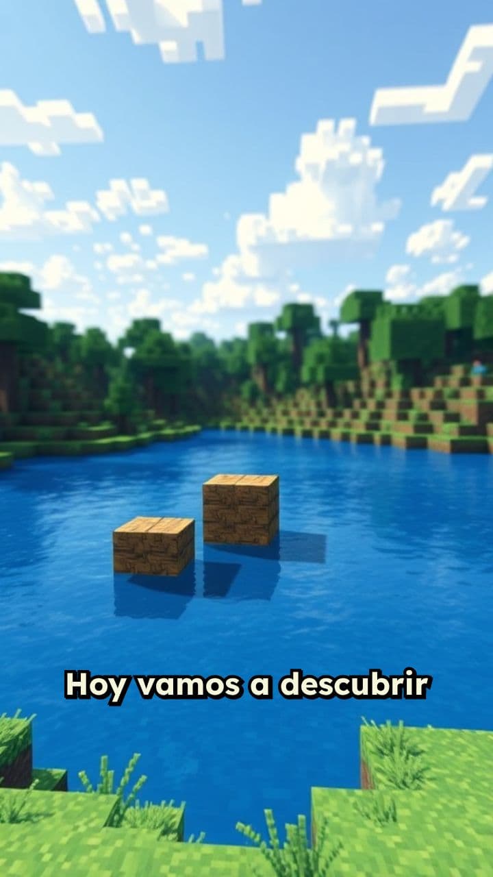Flotación en Minecraft y el Principio de Arquímedes