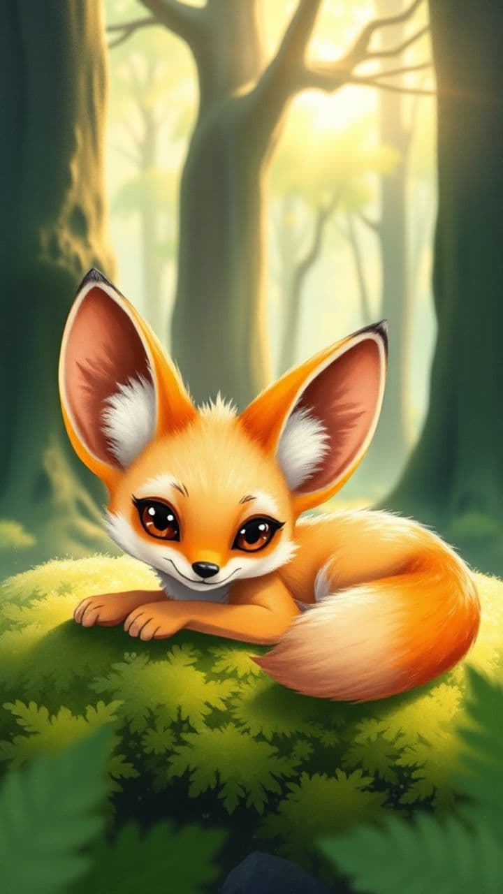 Enchanted AI Fennec Fox
