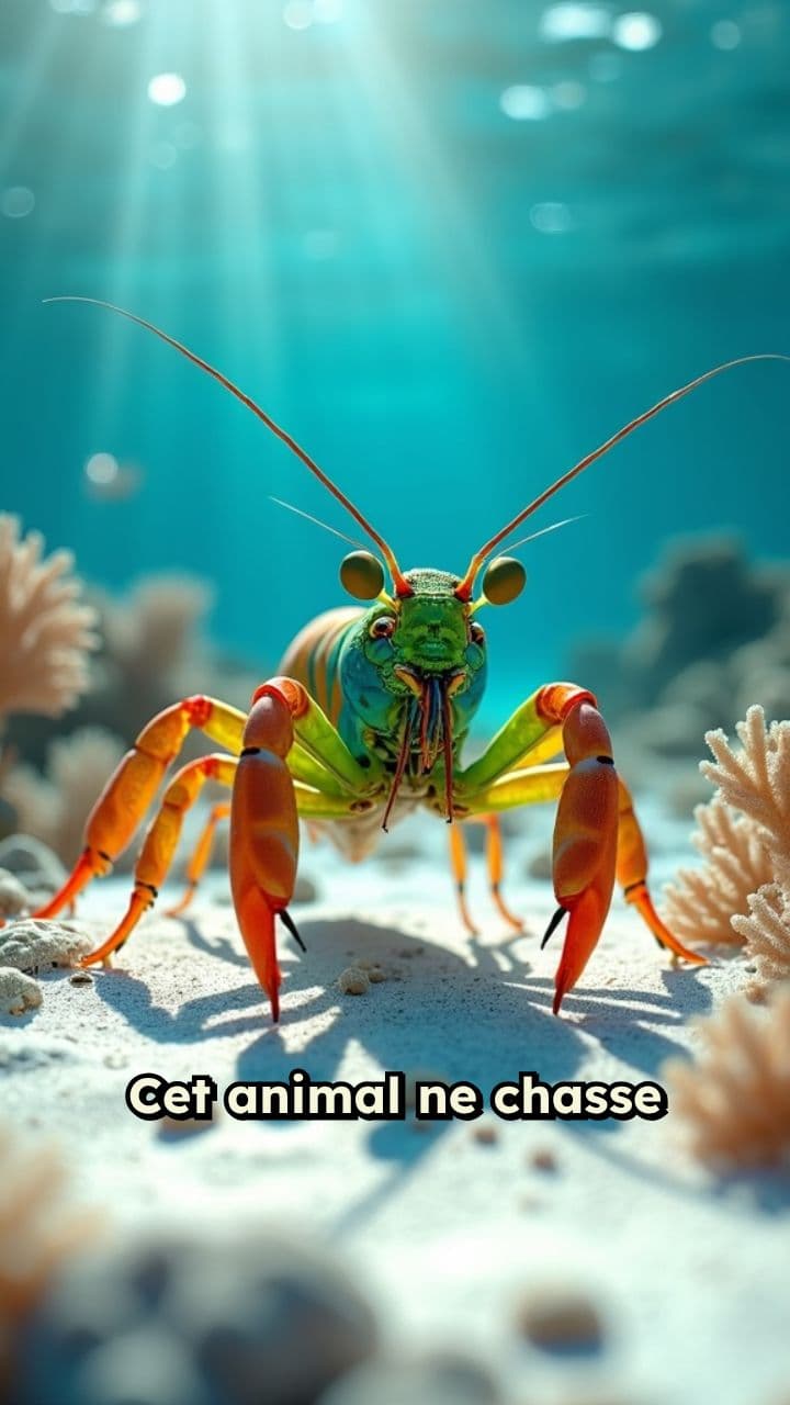 Le coup de poing de la crevette-mante