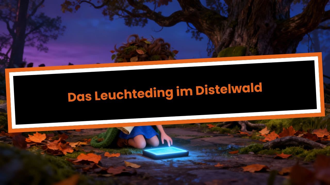 Das Leuchteding im Distelwald