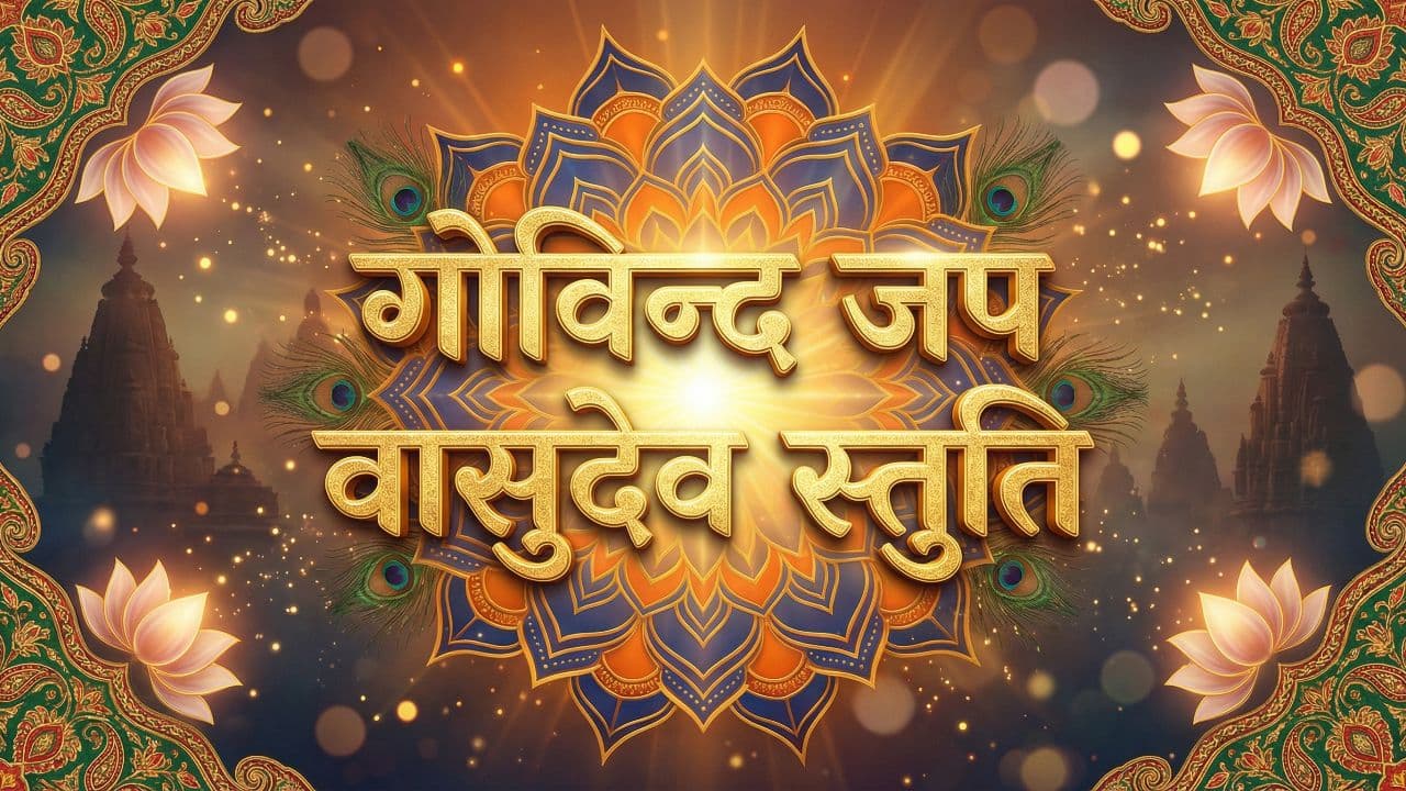 गोविन्द जप वासुदेव स्तुति