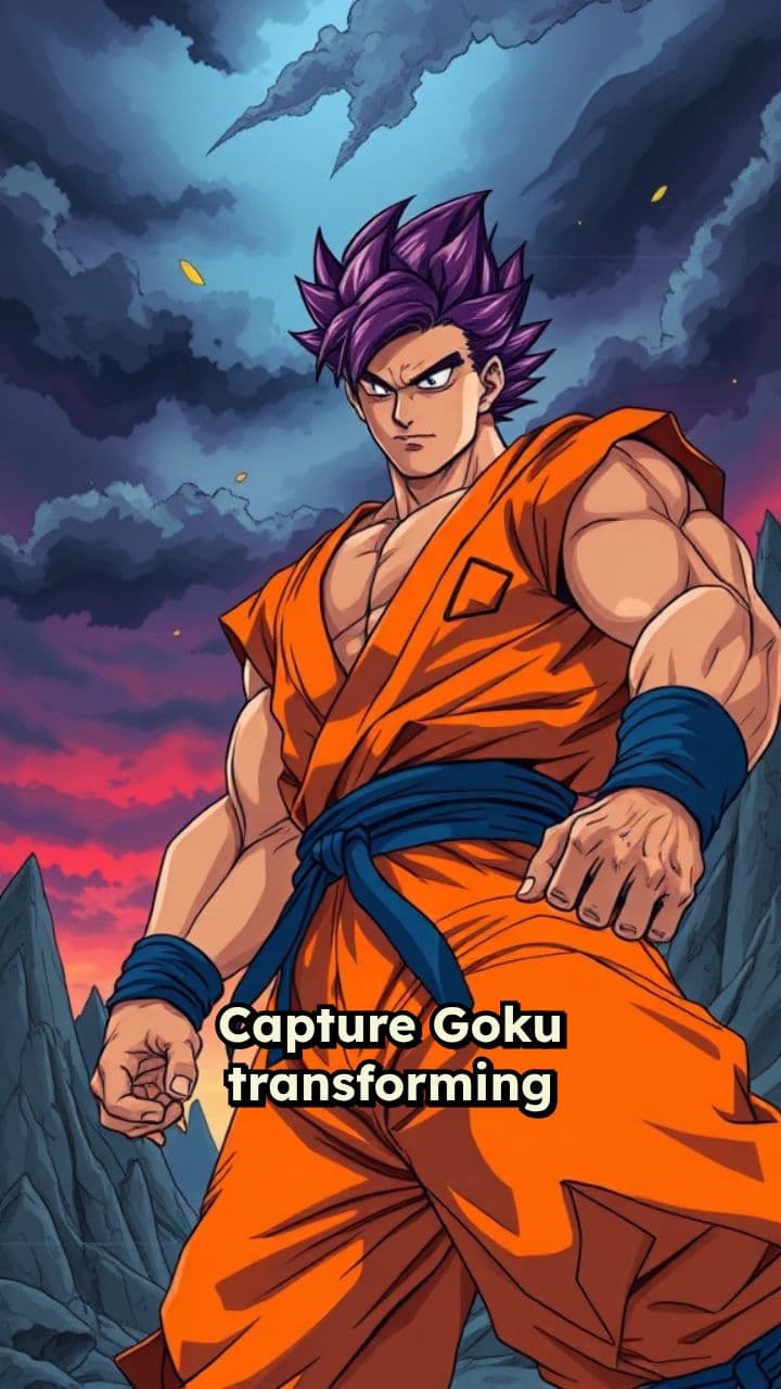 Goku's Ultra Ego Transformation