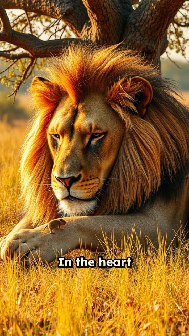The Lion and the Mouse Friendship