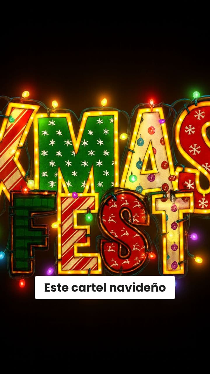 Luces que laten en Navidad