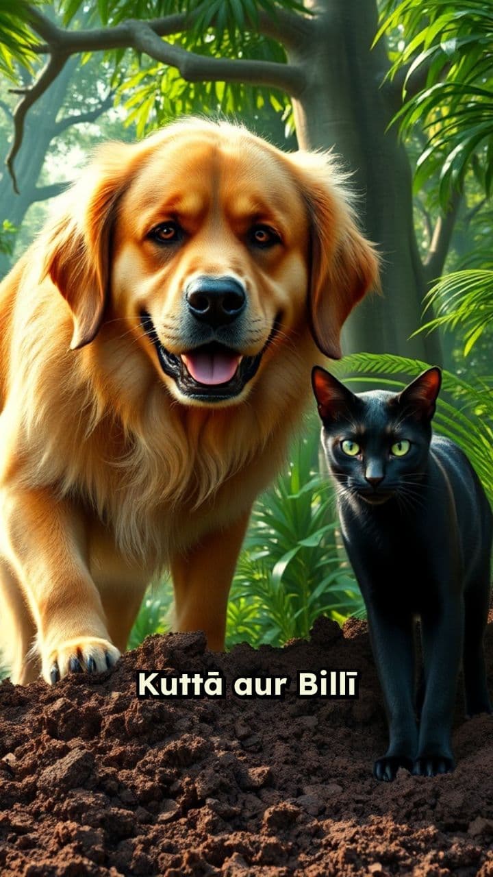 Kuttā aur Billī ki Kahani
