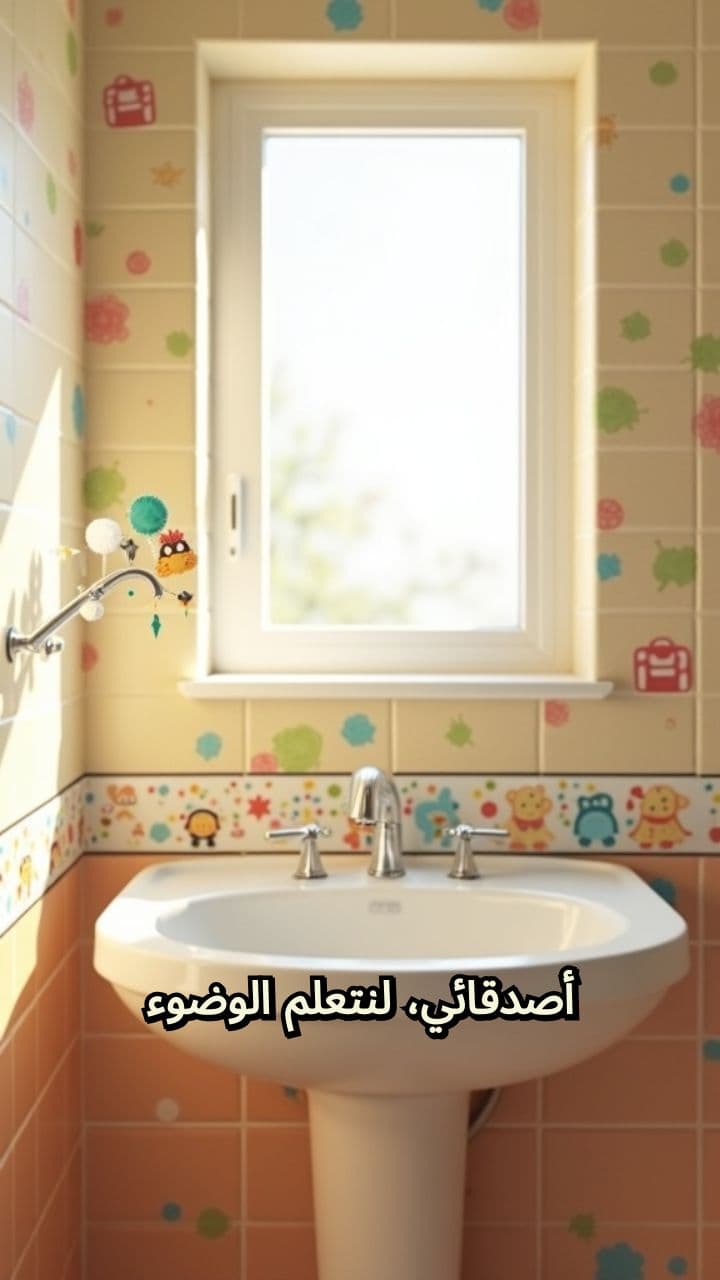 تعليم الوضوء للأطفال