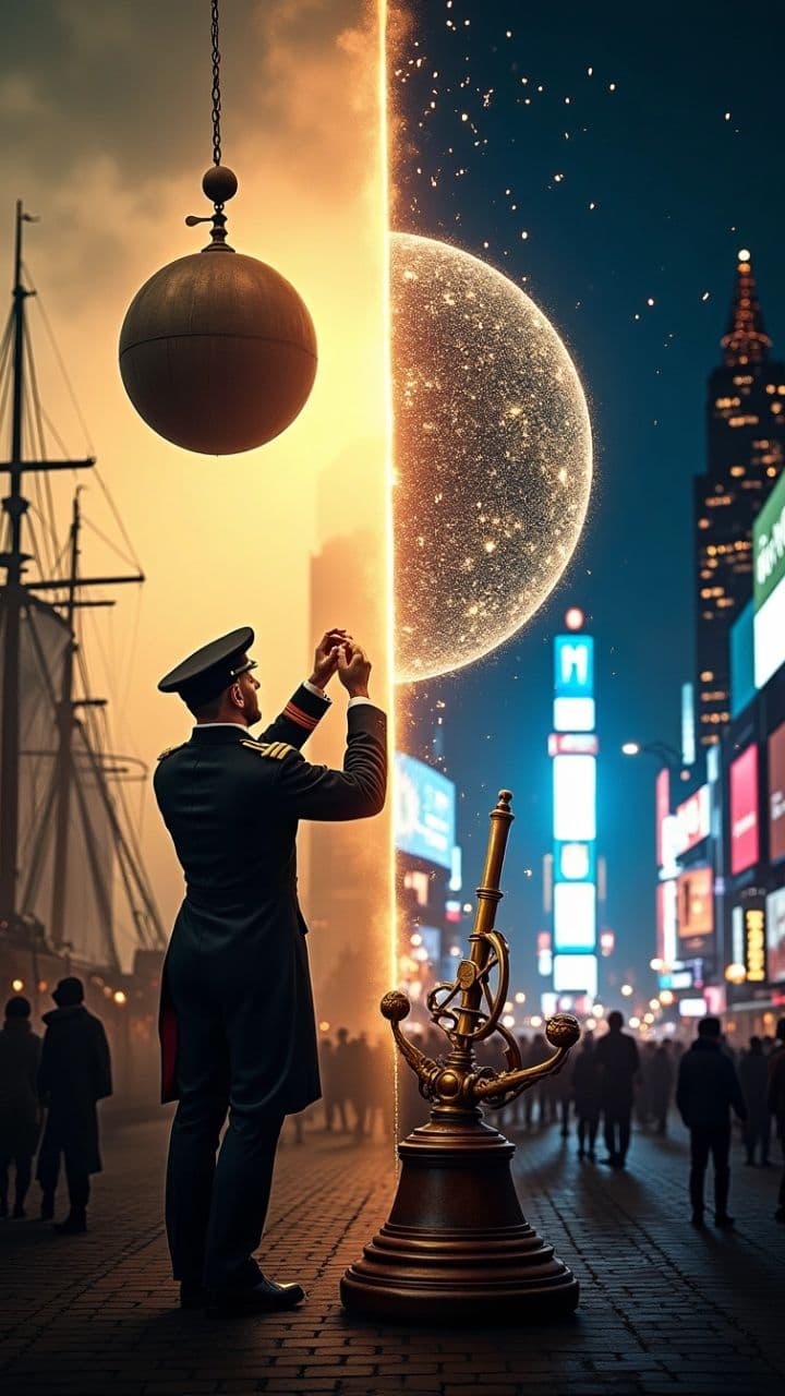 A origem naval da bola de Times Square