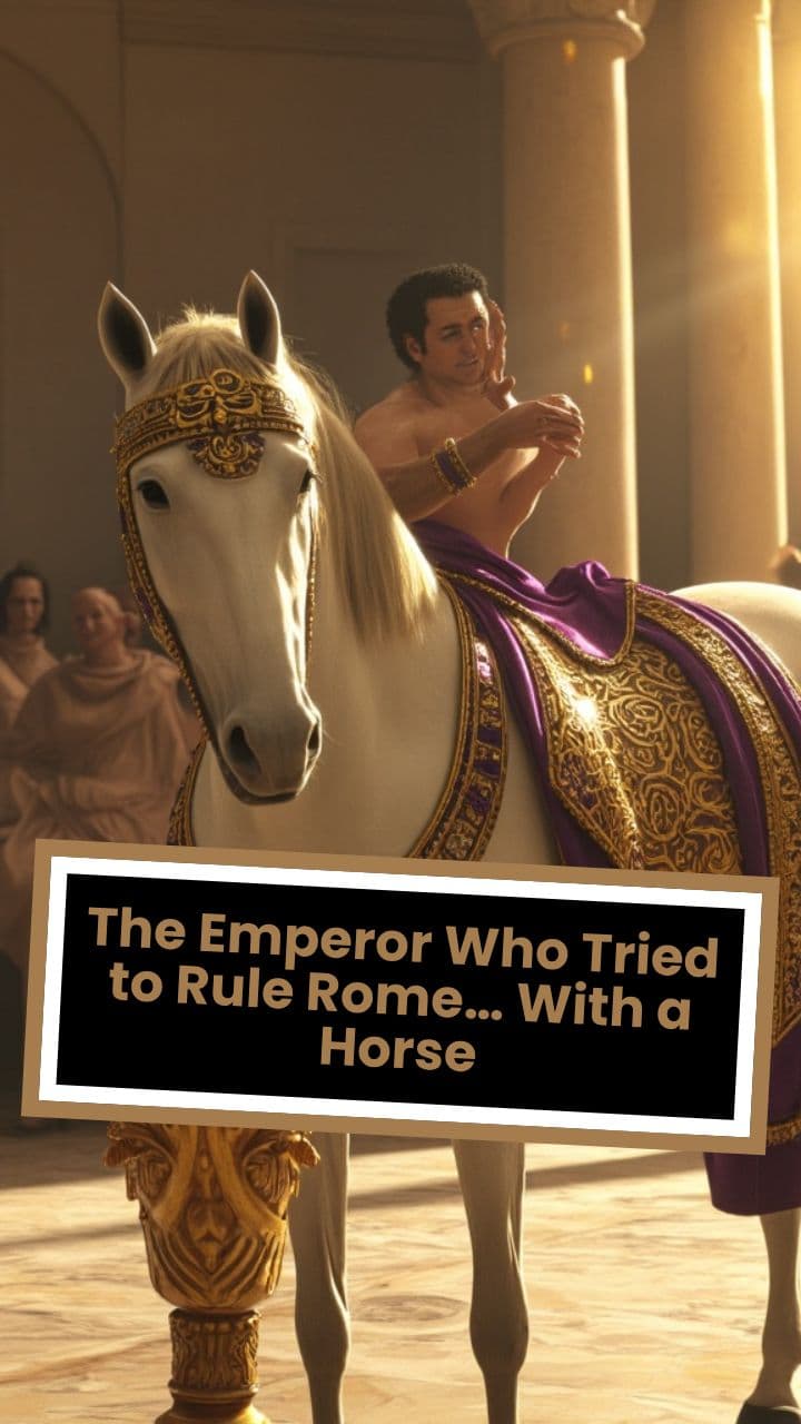 The Emperor Who Tried to Rule Rome… With a Horse