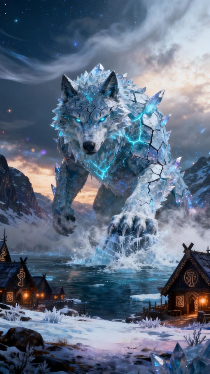 Crystalline Titan Wolf