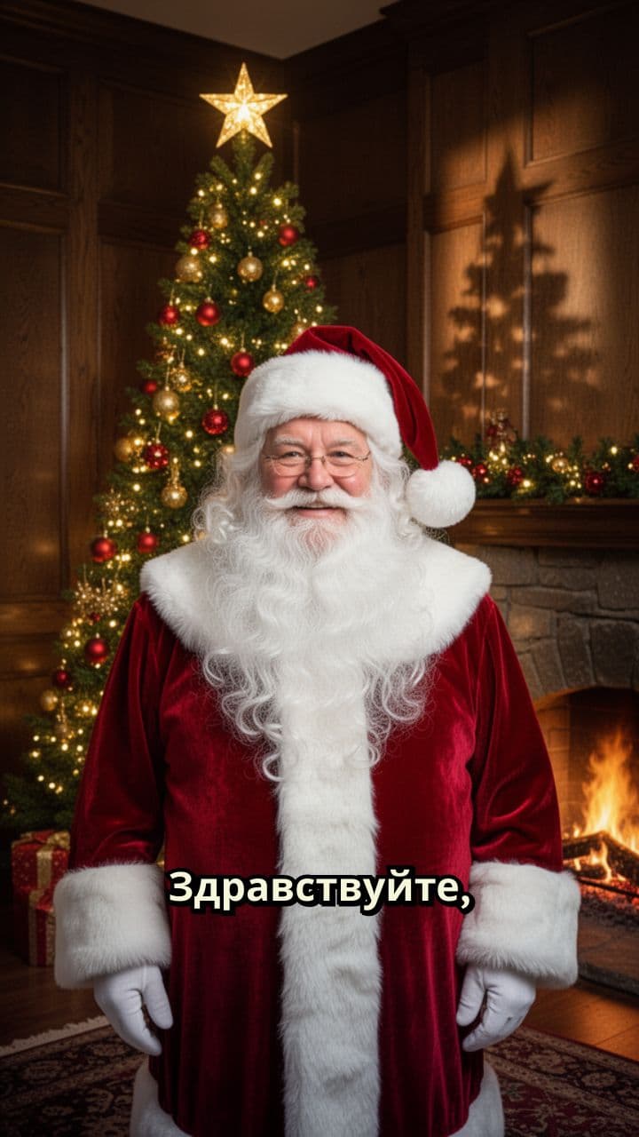 Russian Santa Greeting for Sardor