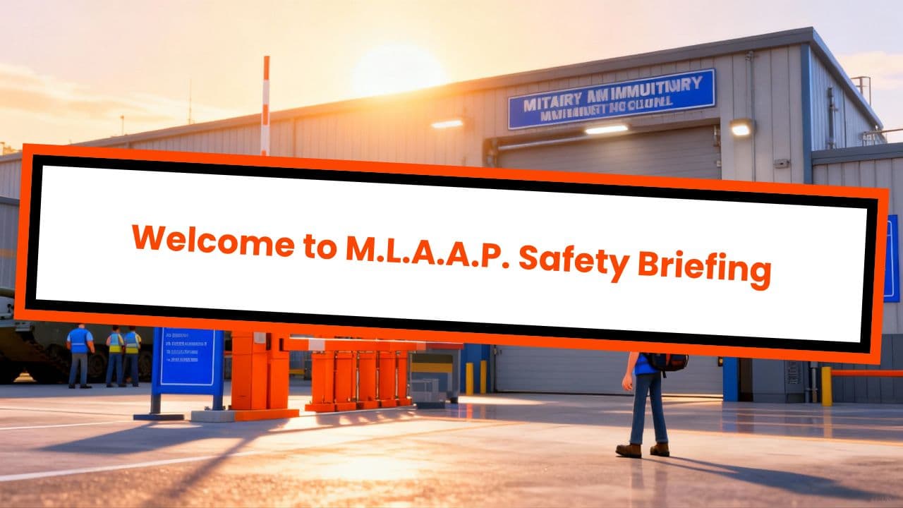 Welcome to M.L.A.A.P. Safety Briefing