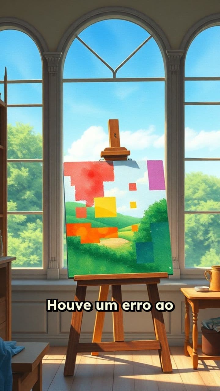 Erro na geração de imagem