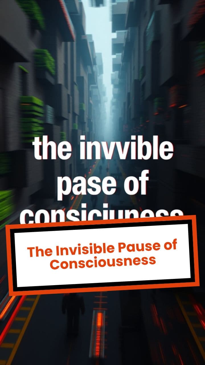The Invisible Pause of Consciousness