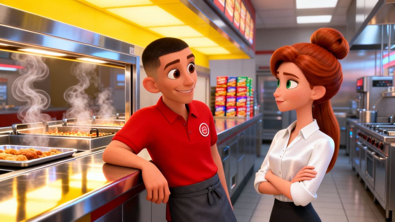 #8117 A Fast Food Romance