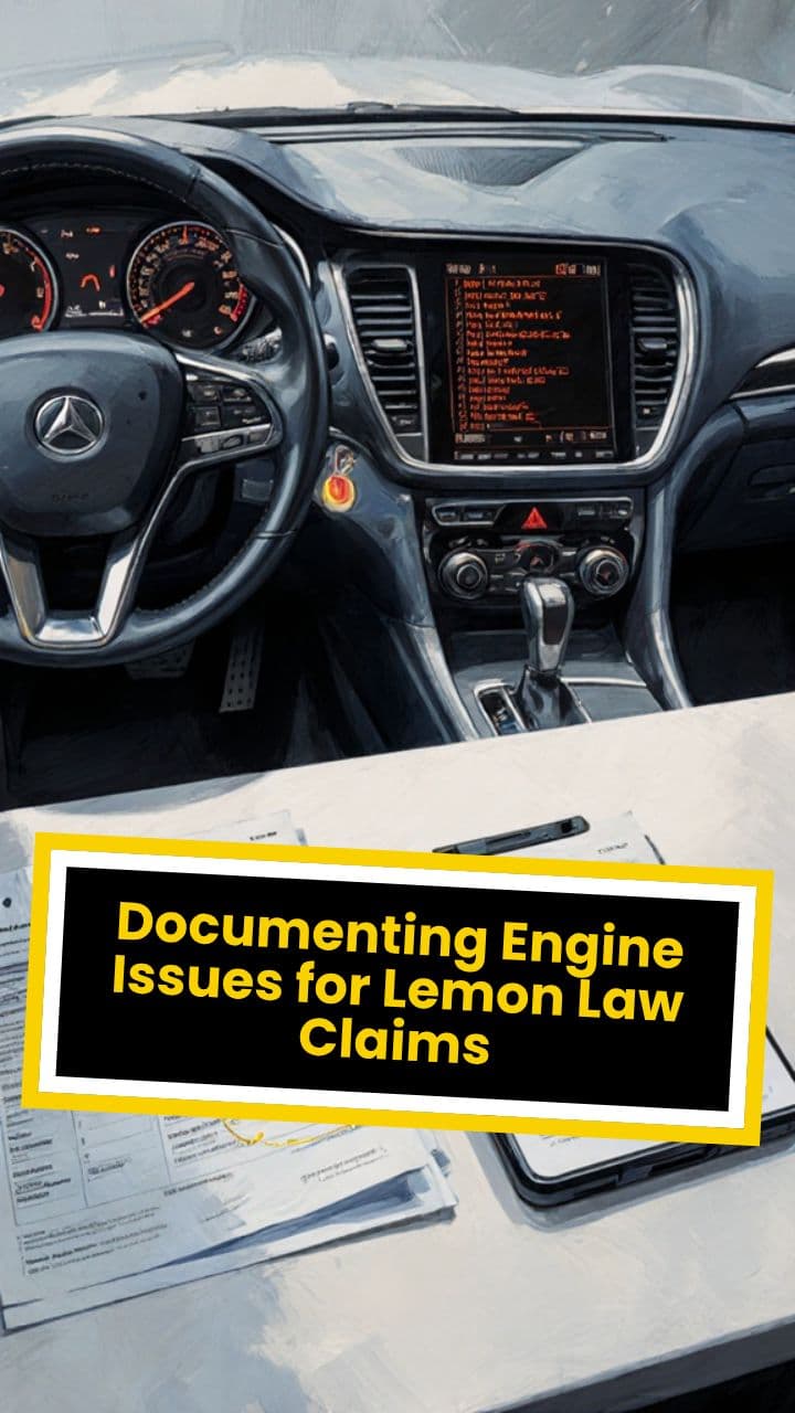 Cline APC - 12202521 - Documenting Engine Issues for Lemon Law Claims