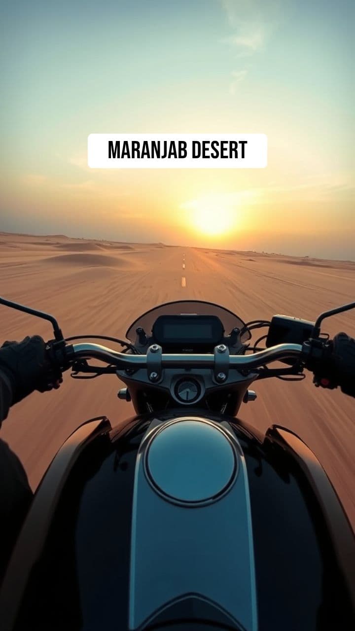 Maranjab Desert High-Speed Ride