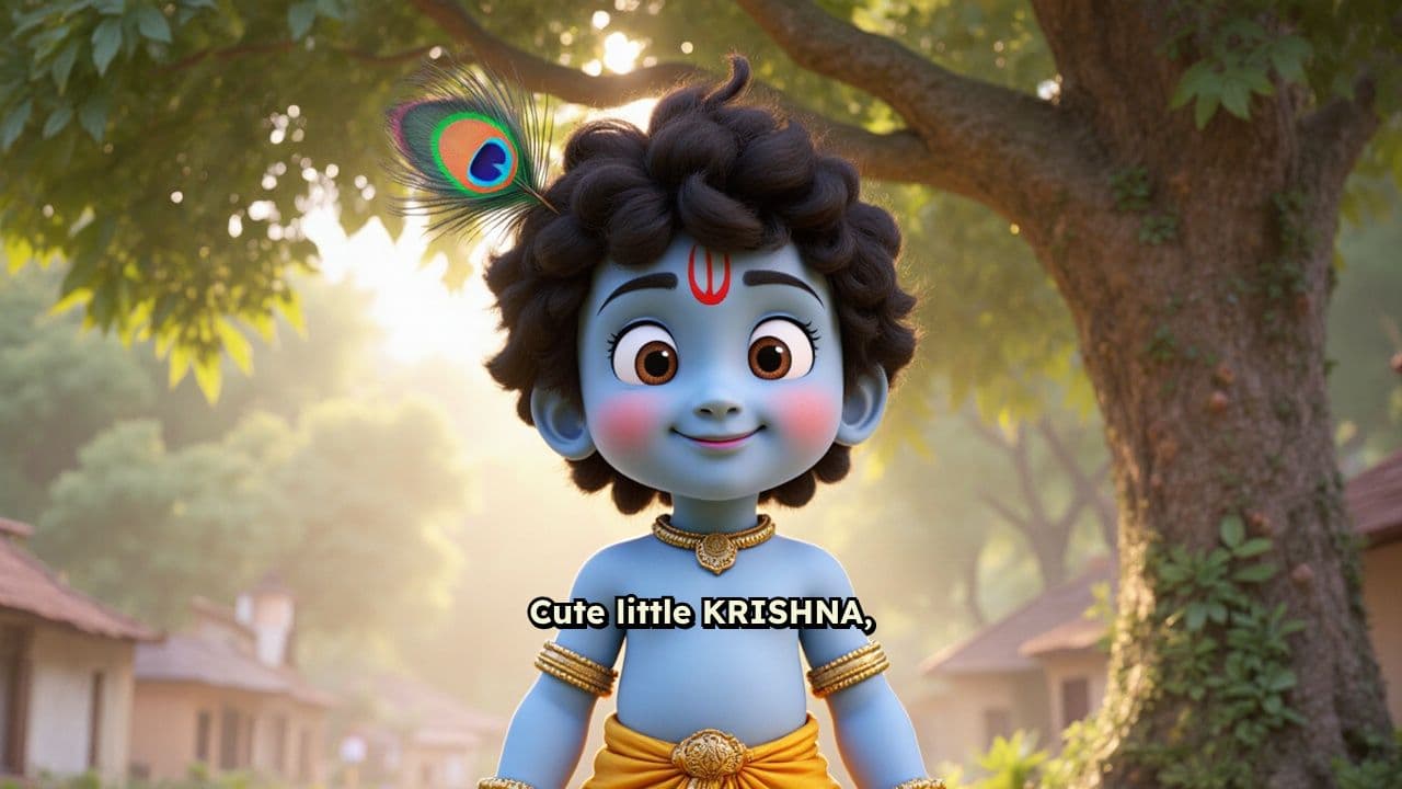 Little Krishna by the River