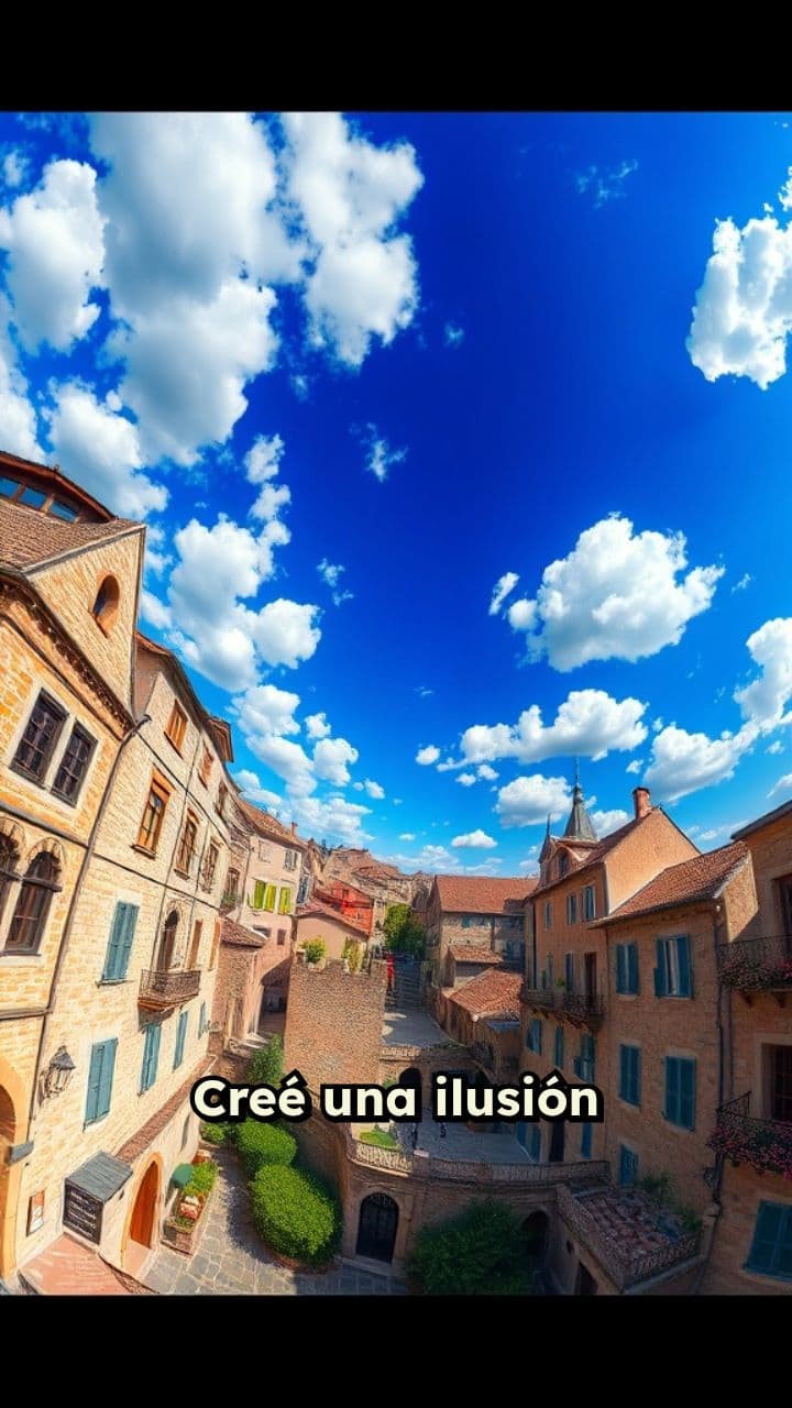 Ilusión óptica de mi pueblo