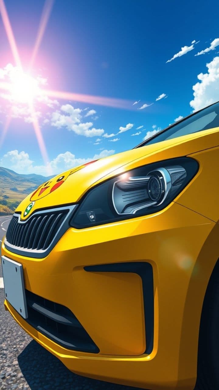 Титико Пикачу: Желтая гордость на колесах