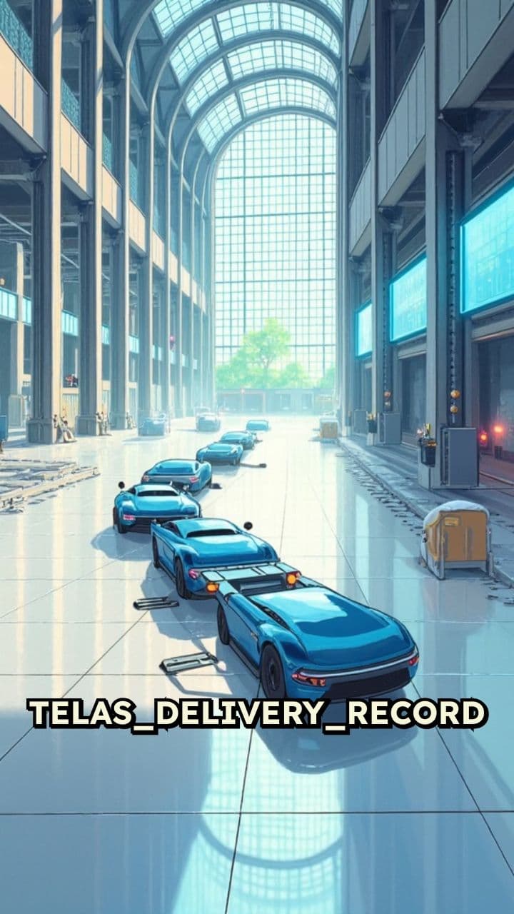 Futuristischer EV-Industrie-Clip