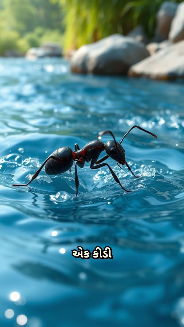 કીડી અને કબૂતરની મદદ