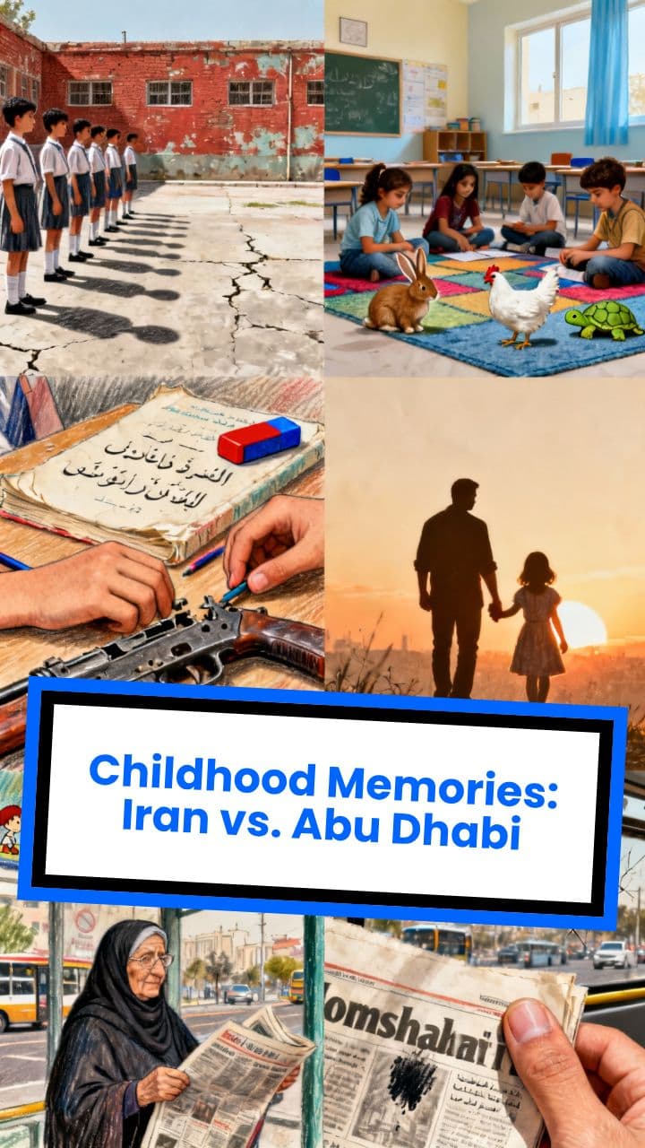 Childhood Memories: Iran vs. Abu Dhabi