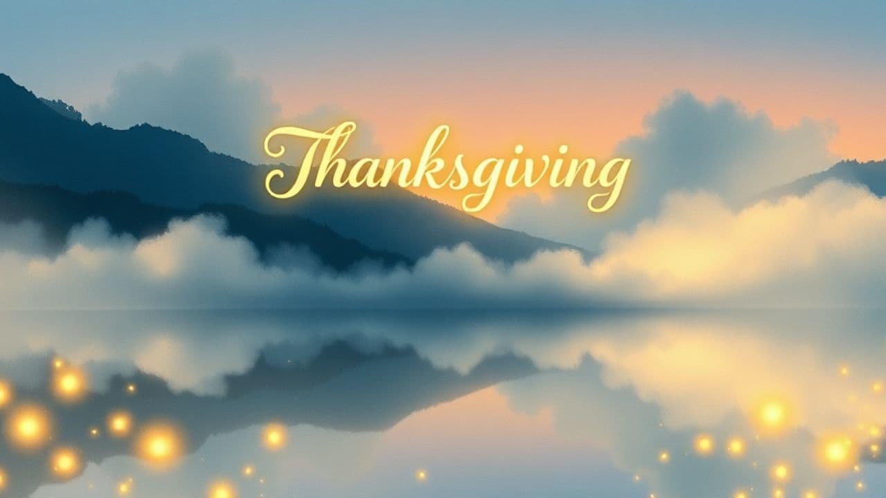 Thanksgiving: A Lifelong Posture of Gratitude