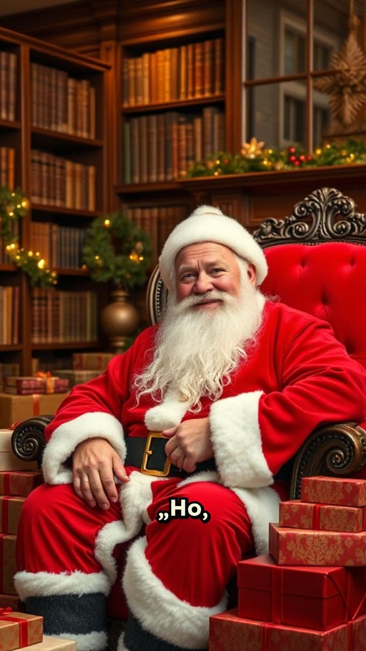 Mesajul lui Moș Crăciun pentru Luca