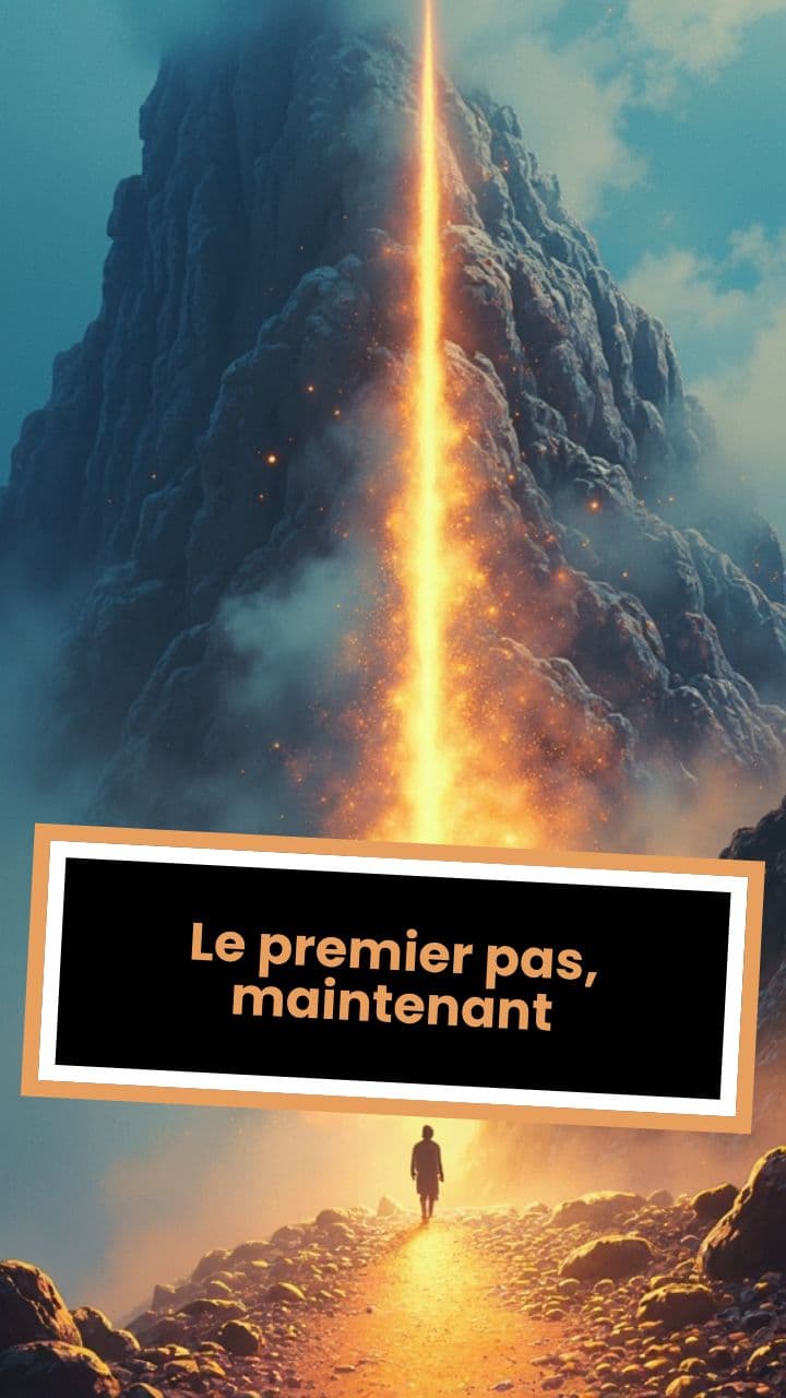 Le premier pas, maintenant