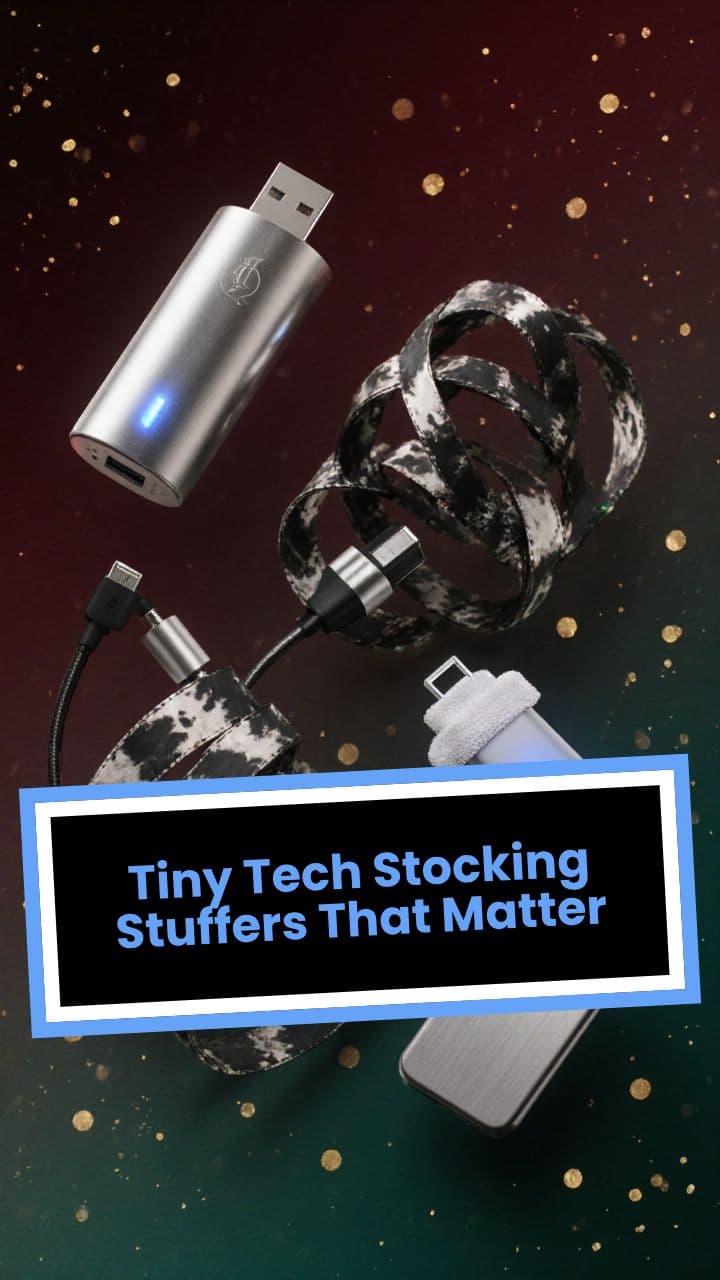 Tiny Tech Stocking Stuffers That Matter