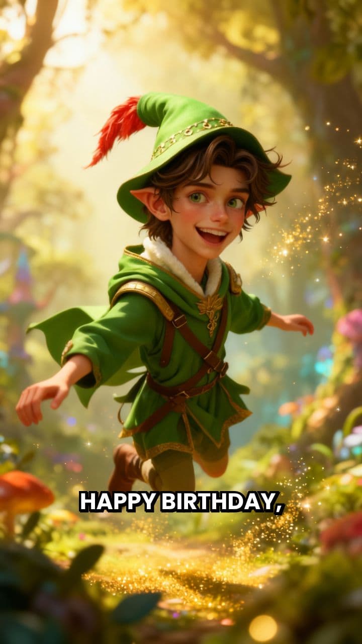 Peter Pan's Birthday Wish for Lou