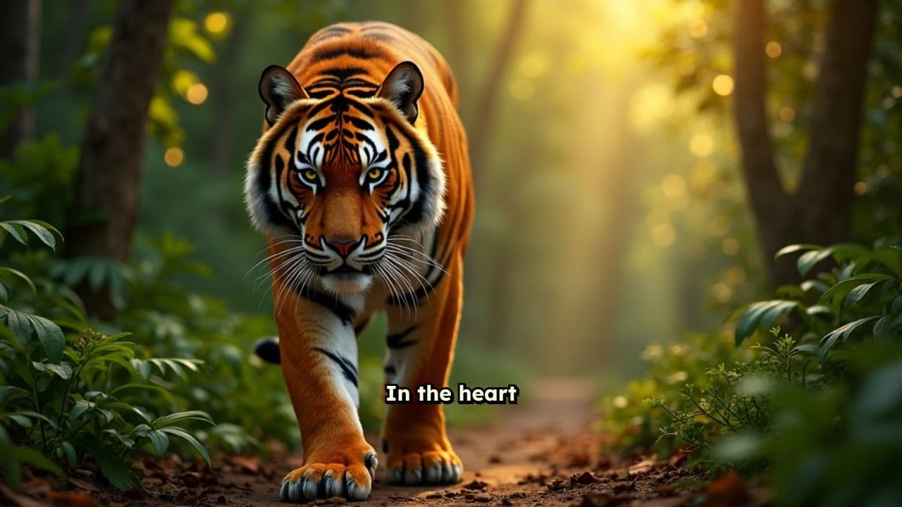 Tiger Roar in the Wild