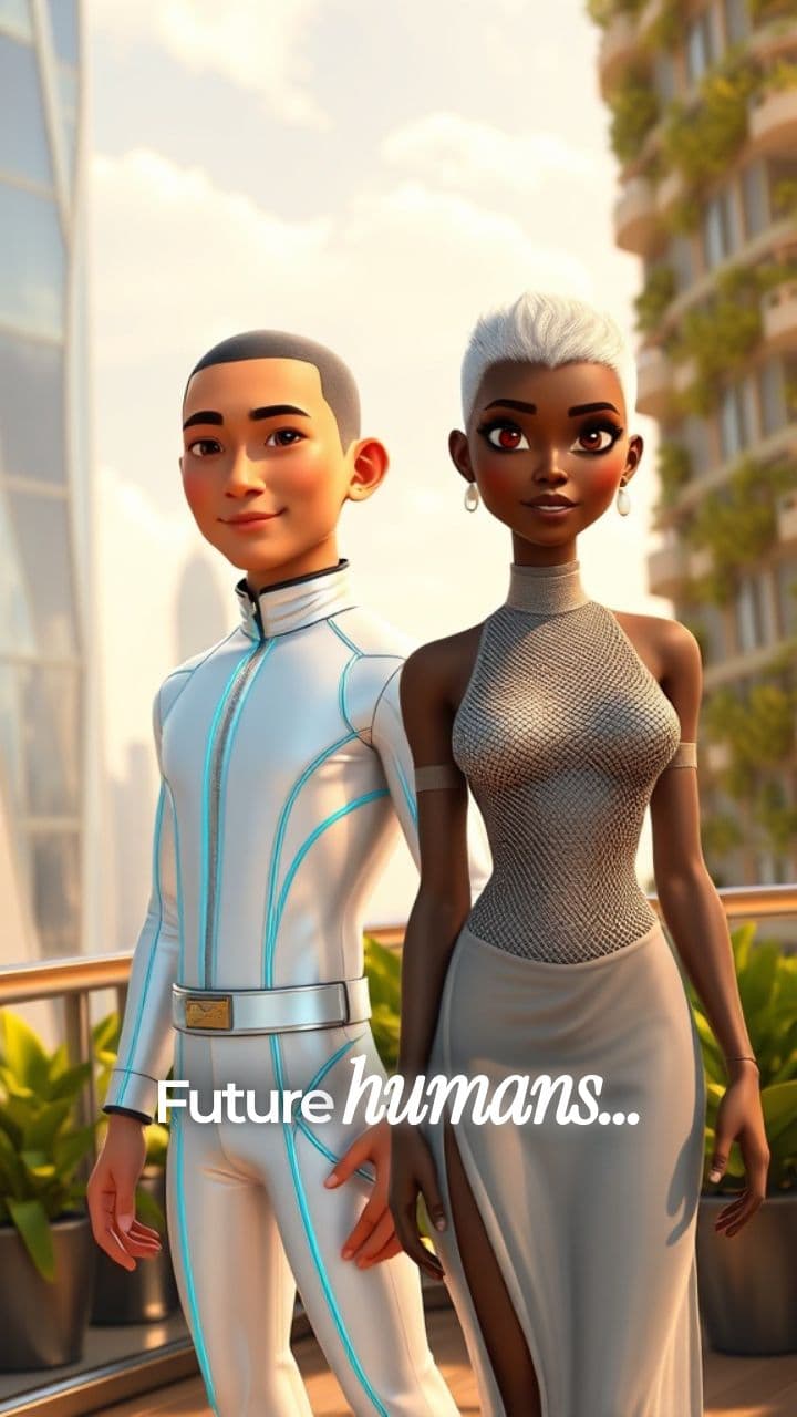Future Humans, According to AI