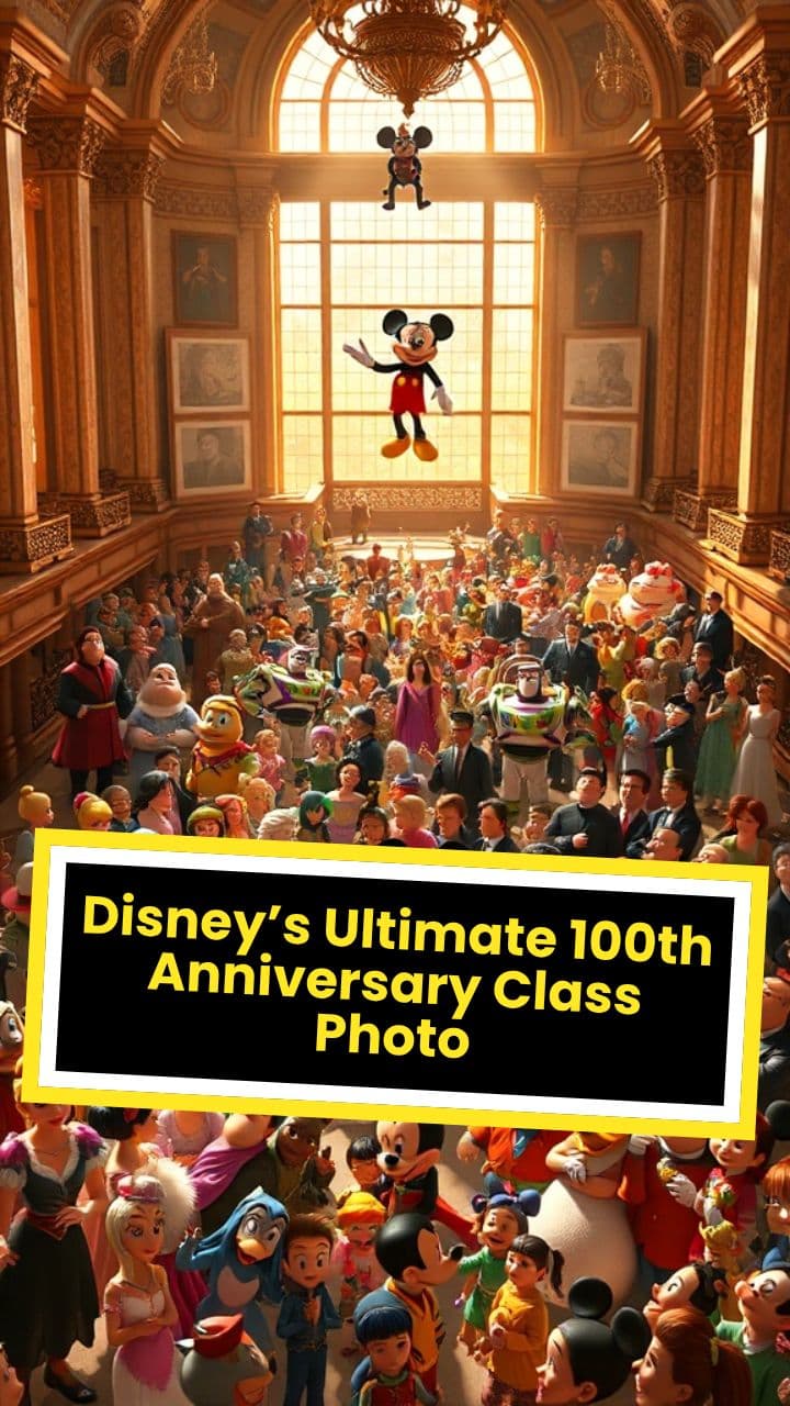 Disney’s Ultimate 100th Anniversary Class Photo