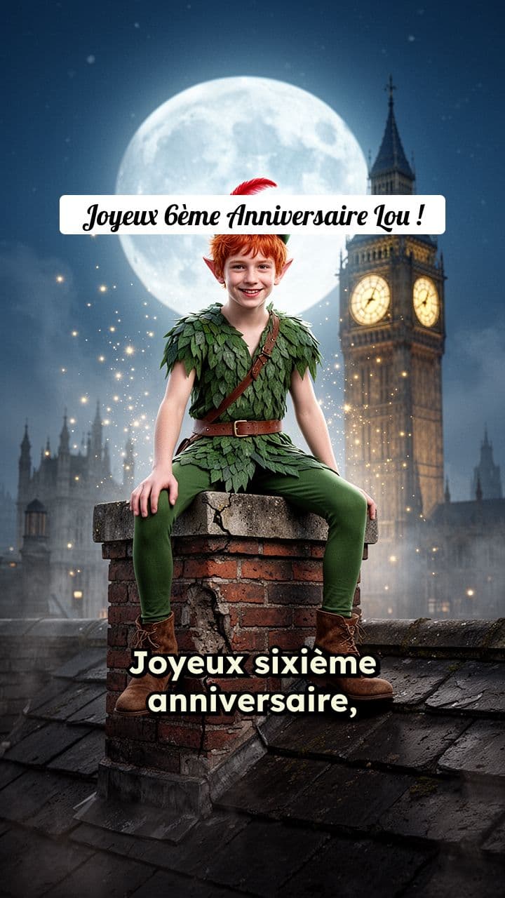 L'Anniversaire Magique de Lou avec Peter Pan
