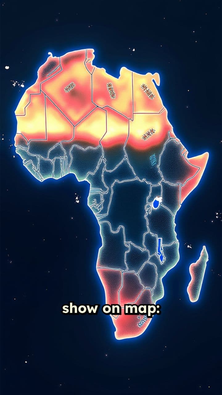 African Regions on Map